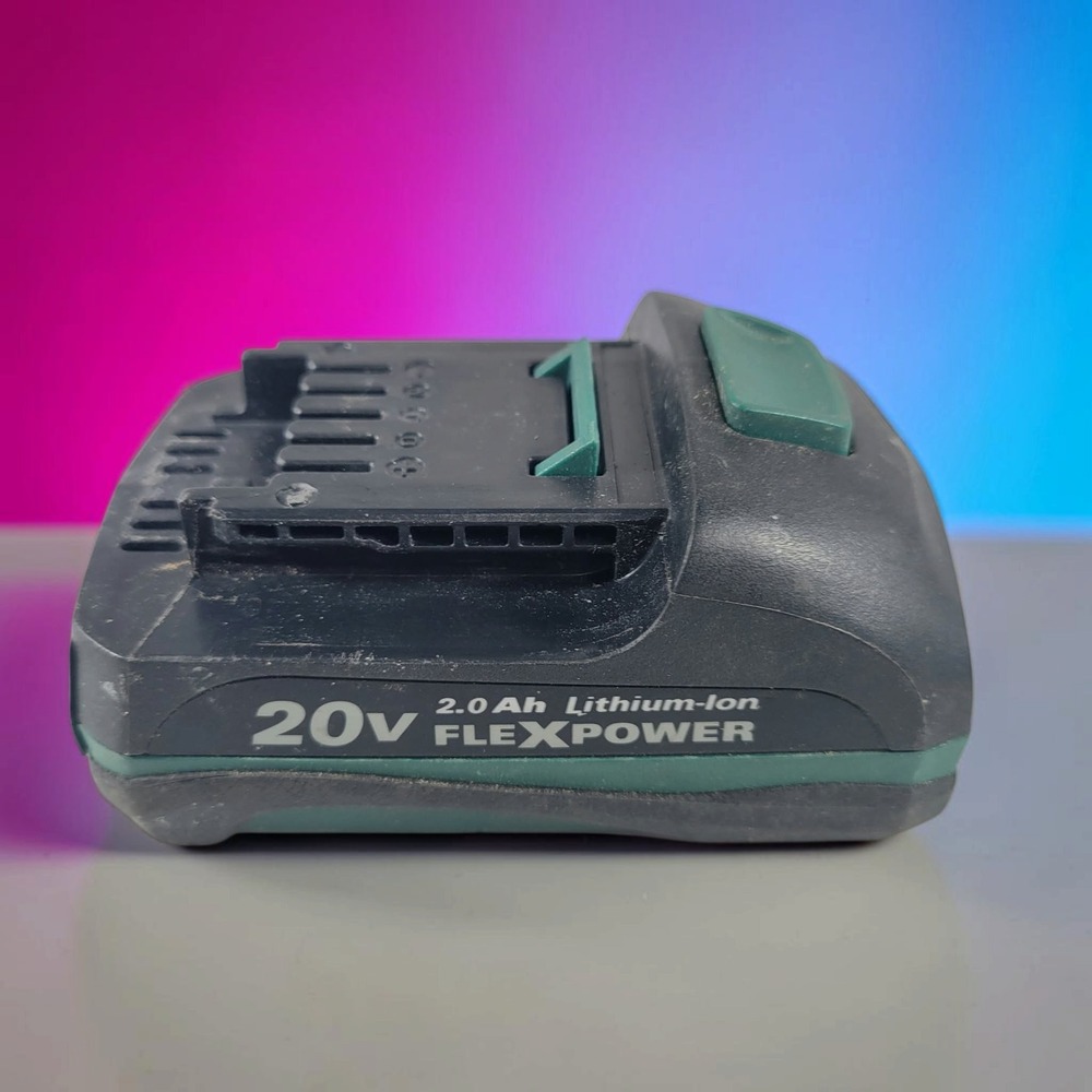 Masterforce 20V FlexPower 2.0Ah Battery 252-8031 TESTED Black Green Good